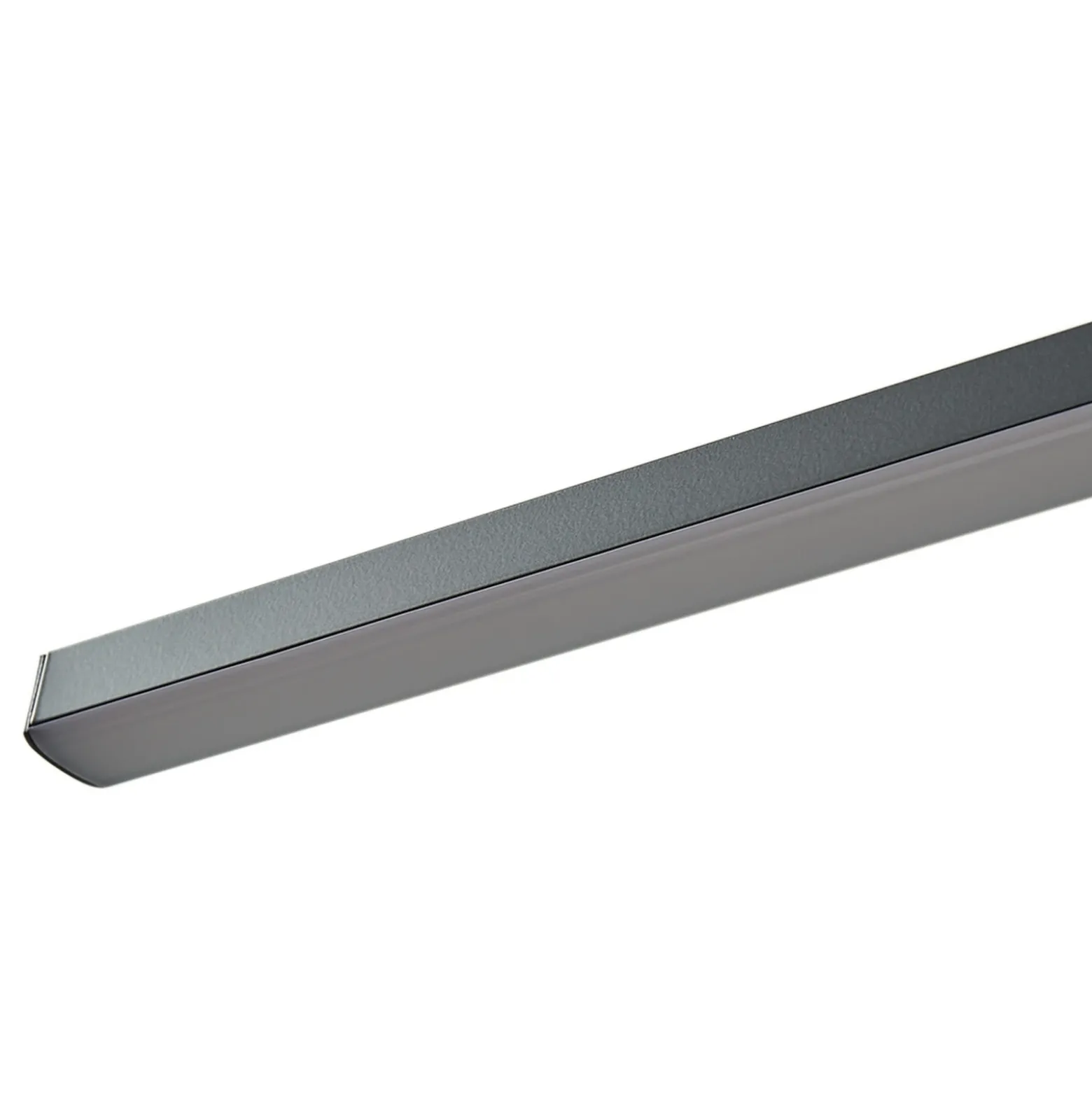 Lucande Lámpara de espejo LED Kivana, negra, metal, 90 cm, IP44