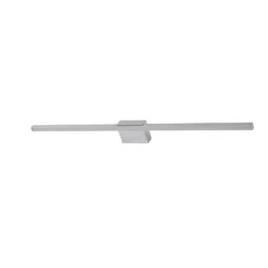 Lucande lámpara de espejo LED Kivana, cromo, metal, 90 cm, IP44