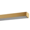 Lucande Lámpara de espejo LED Kivana, cobre, metal, 90 cm, IP44