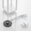 Lucande Lámpara de exterior de LED Mirina, blanca, batería recargable,