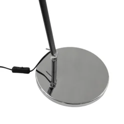 Lucande lámpara de mesa Dansari, negro, metal, ajustable