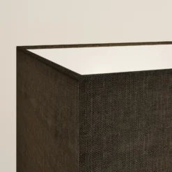 Lucande lámpara de mesa Evaine, latón/negro, 66 cm, E27