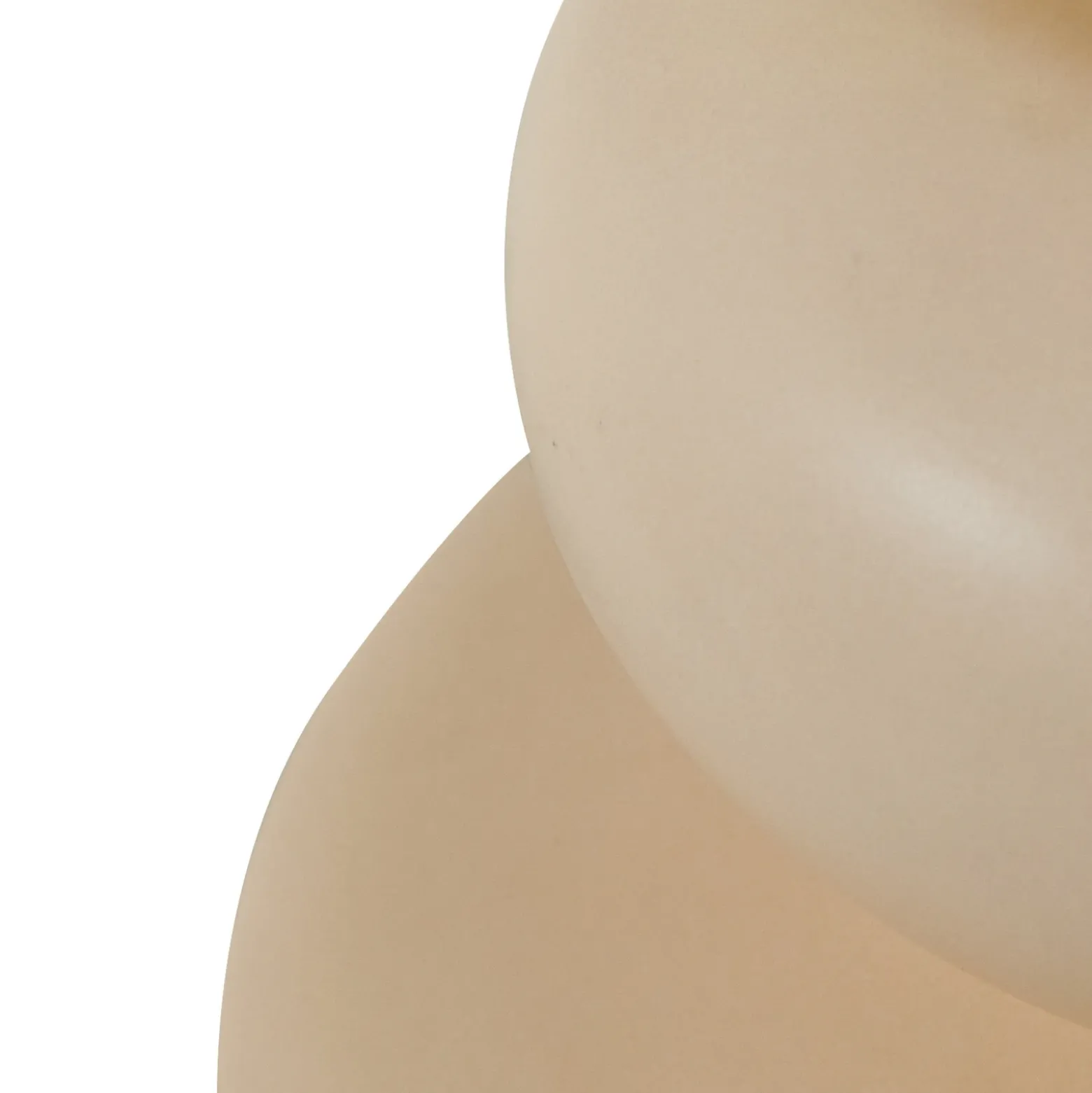 Lucande lámpara de mesa Fidelo, blanco/amarillo, 38 cm, vidrio, cerámica