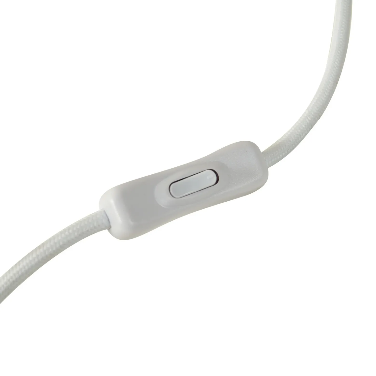 Lucande lámpara de mesa Fidelo, blanco/amarillo, 38 cm, vidrio, cerámica