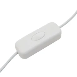 Lucande Lámpara de mesa LED Audrina, beige, metal, atenuable