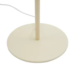 Lucande Lámpara de mesa LED Audrina, beige, metal, atenuable