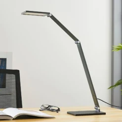 Lucande lámpara de mesa LED Mion, 41 cm, angular, atenuable