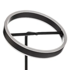 Lucande Lámpara de mesa LED Yekta, negra, 59 cm, atenuable