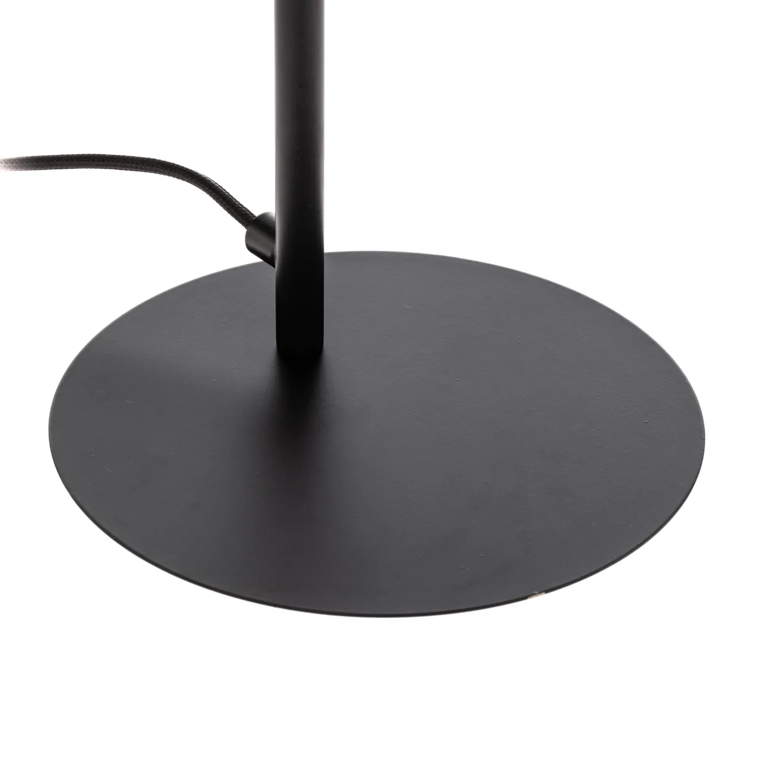 Lucande Lámpara de mesa LED Yekta, negra, 59 cm, atenuable