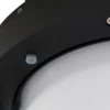 Lucande Lámpara de mesa solar LED Tilena, redonda, negra, atenuable