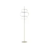 Lucande Lámpara de pie LED Audrina, beige, metal, atenuable