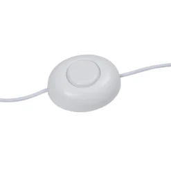 Lucande Lámpara de pie LED Audrina, beige, metal, atenuable