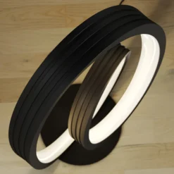 Lucande Lámpara de pie LED Bronwyn, 122cm, antracita, aluminio