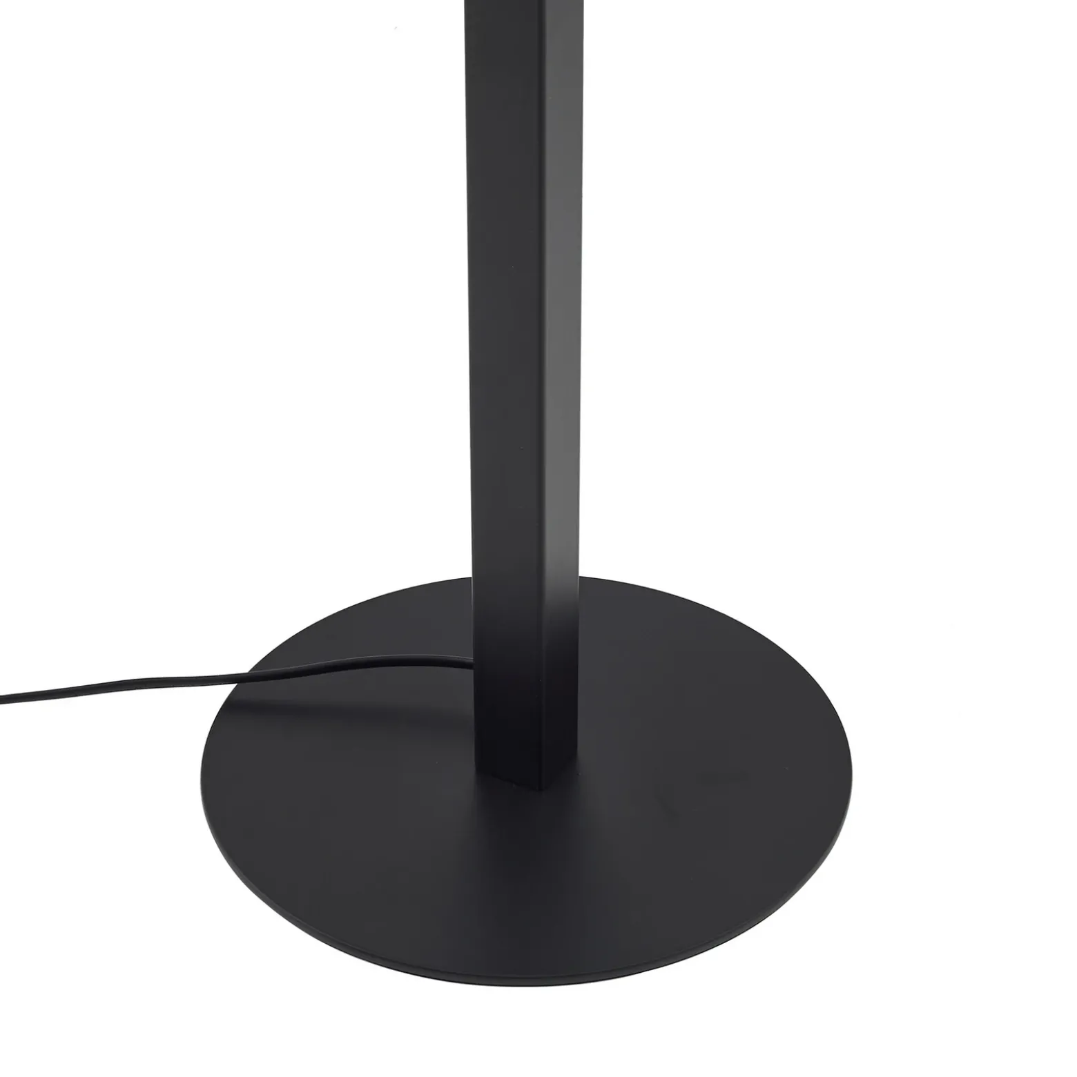 Lucande Lámpara de pie LED Ilian, negra, metal, CCT, atenuable