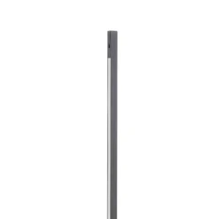 Lucande lámpara de pie LED Linija, negra, altura 110 cm, sensor