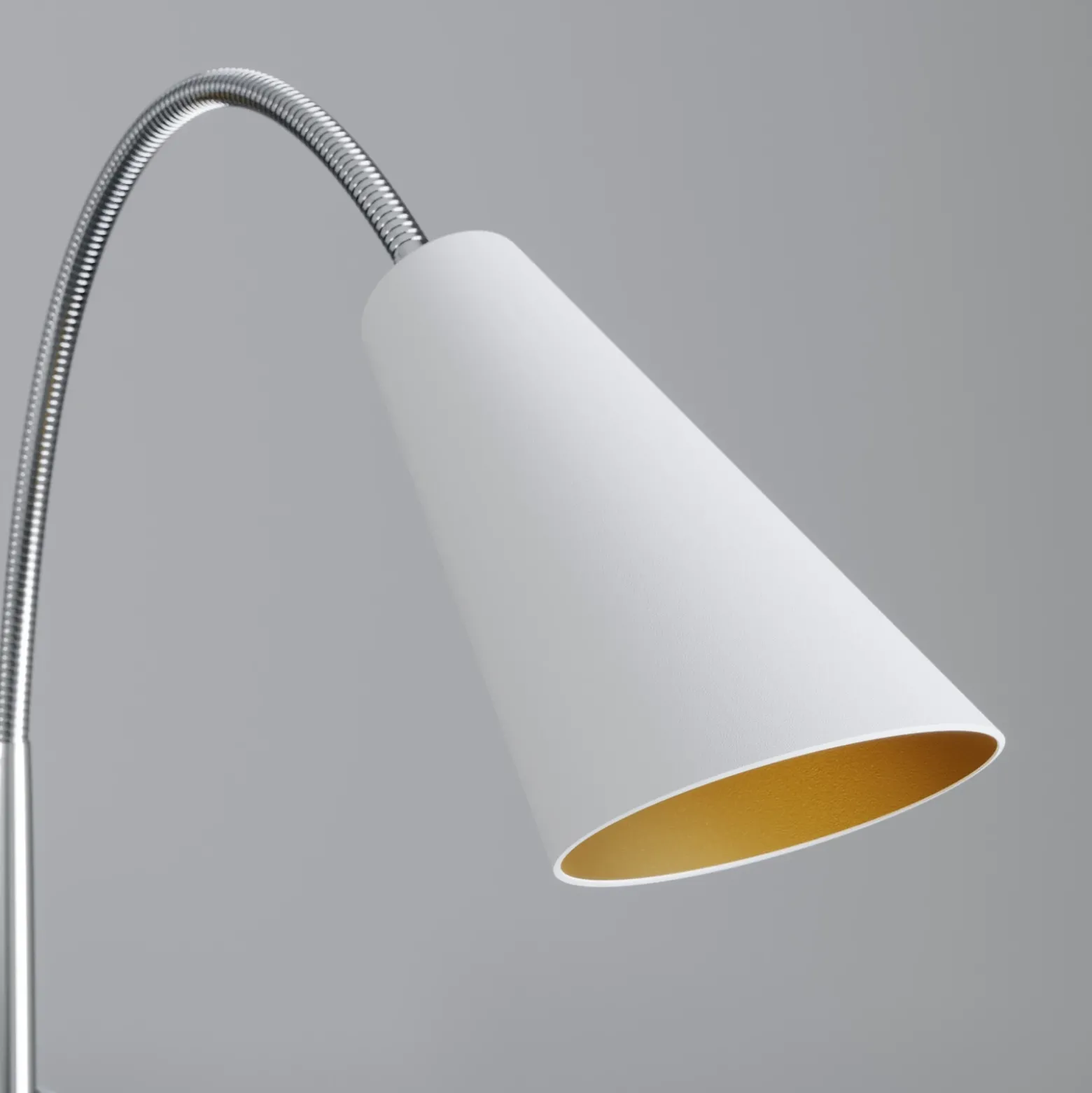 Lucande Lámpara de pie Medira, blanca, 2 luces, ajustable, GU10
