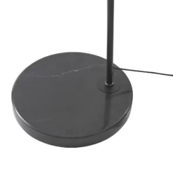 Lucande Lámpara LED arqueada Yekta, color latón, 183 cm, atenuable
