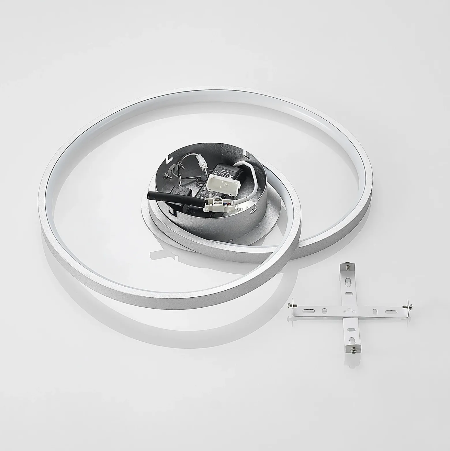 Lucande lámpara LED de techo Enesa, Ø 46 cm, 2.700 K, atenuable