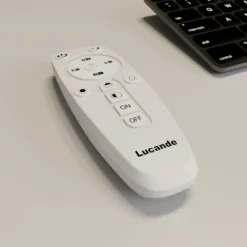 Lucande Lámpara LED de techo Ilira, 3 luces, plata, CCT, atenuable