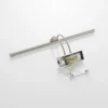 Lucande Lámpara LED para cuadros Dimitrij, níquel, metal, 54 cm
