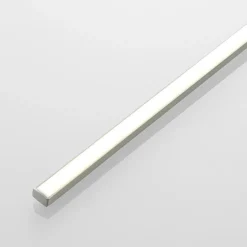 Lucande Lámpara LED para cuadros Thibaud, 84 cm, níquel, aluminio