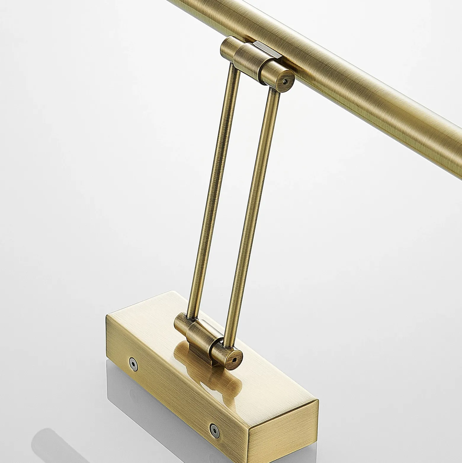 Lucande Lámpara LED para cuadros Dimitrij, latón, metal, 54 cm