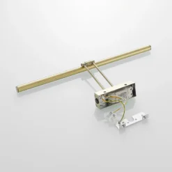 Lucande Lámpara LED para cuadros Dimitrij, latón, metal, 54 cm