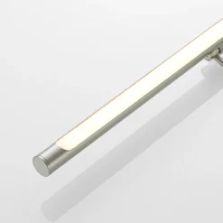 Lucande Lámpara LED para cuadros Dimitrij, níquel, metal, 54 cm