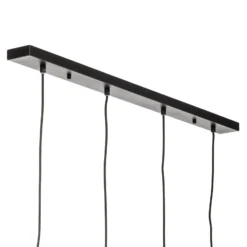 Lucande Lomeris lámpara colgante, 4 luces, blanco
