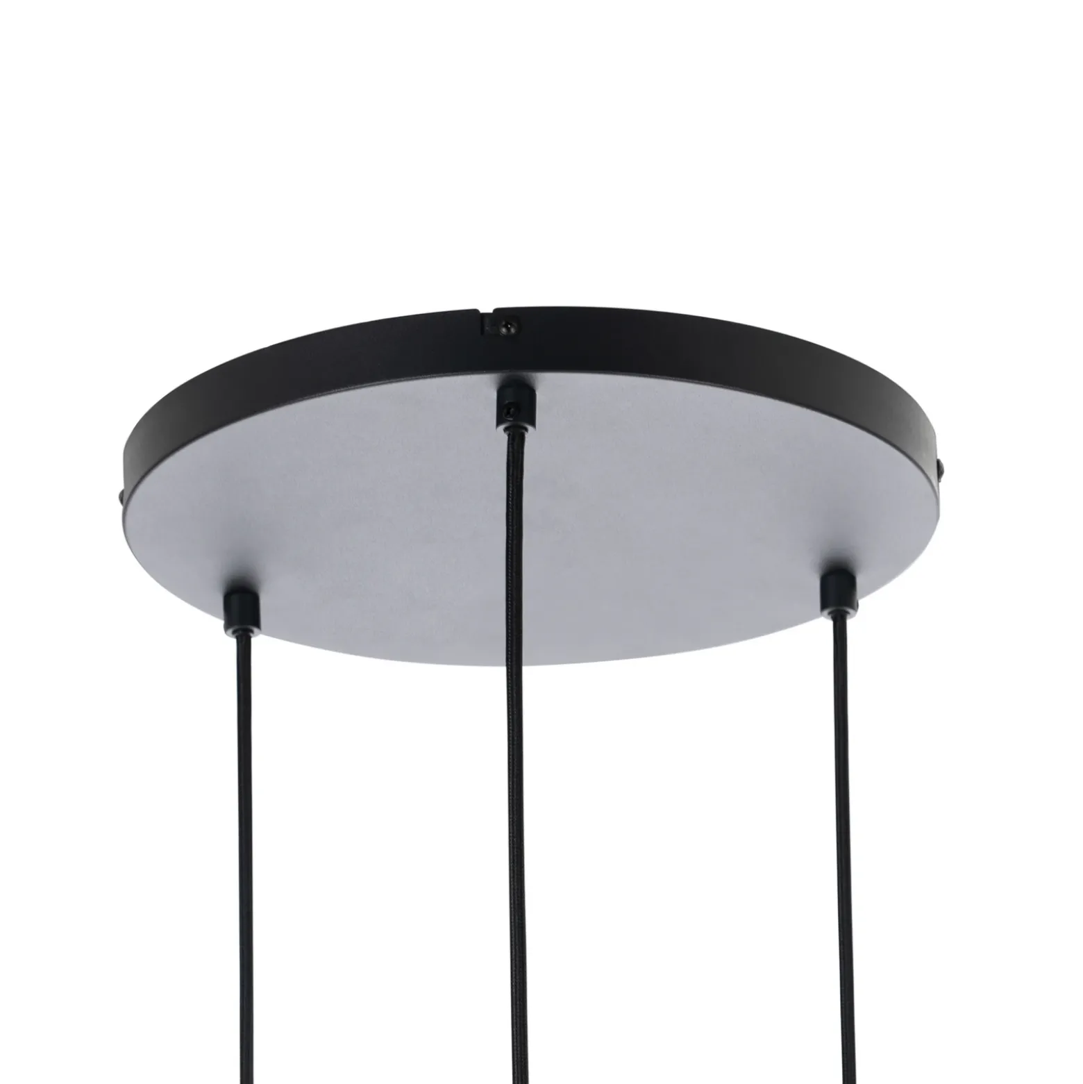 Lucande Mikolay lámpara colgante, 3 luces, negro