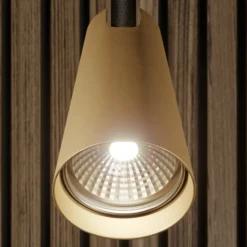 Lucande plafón Angelina, 4 luces, latón/oro