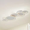 Lucande Plafón LED Diala, blanco, metal, 96 cm