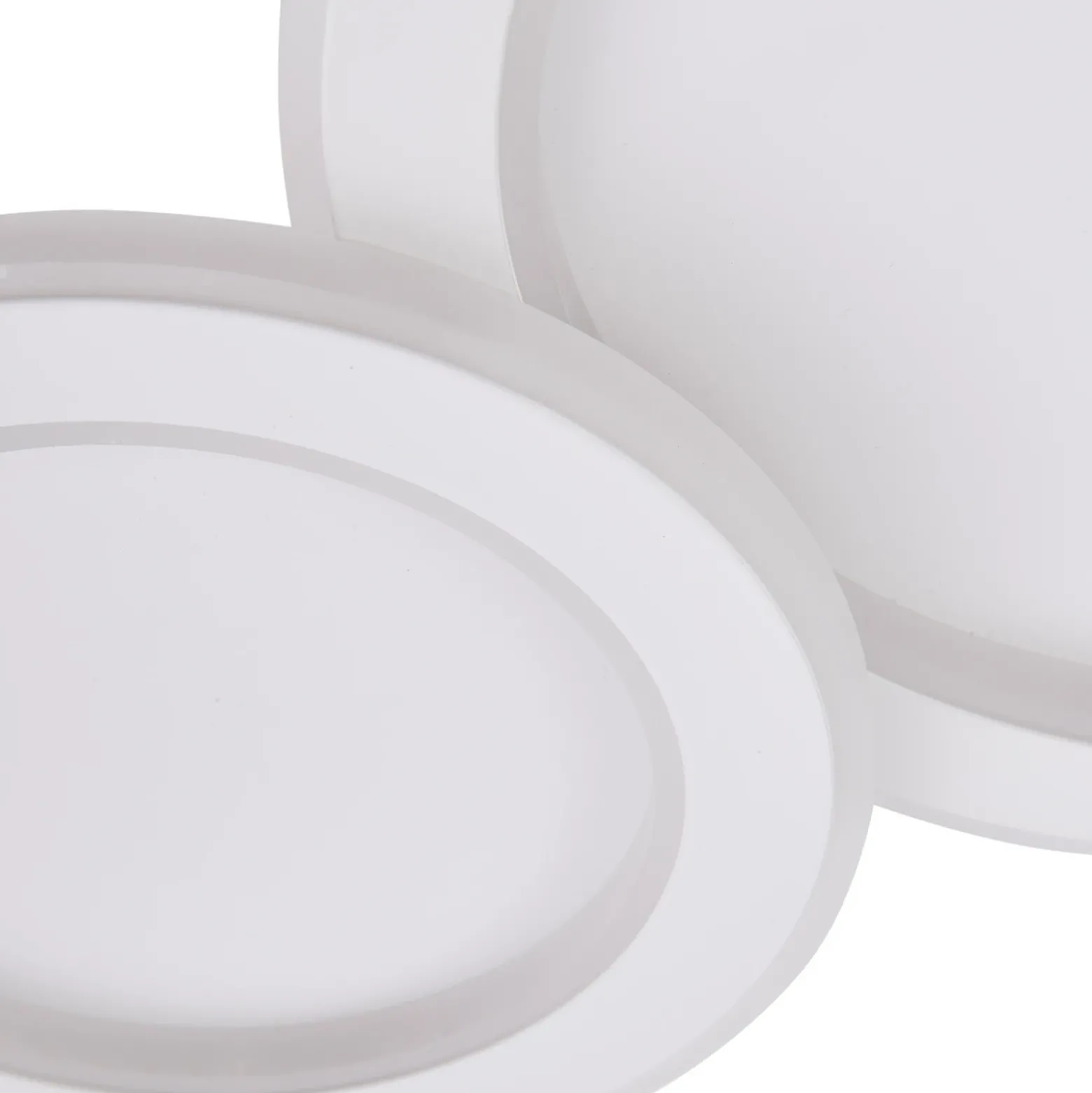 Lucande Plafón LED Diala, blanco, metal, 96 cm