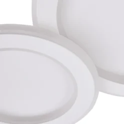 Lucande Plafón LED Diala, blanco, metal, 96 cm