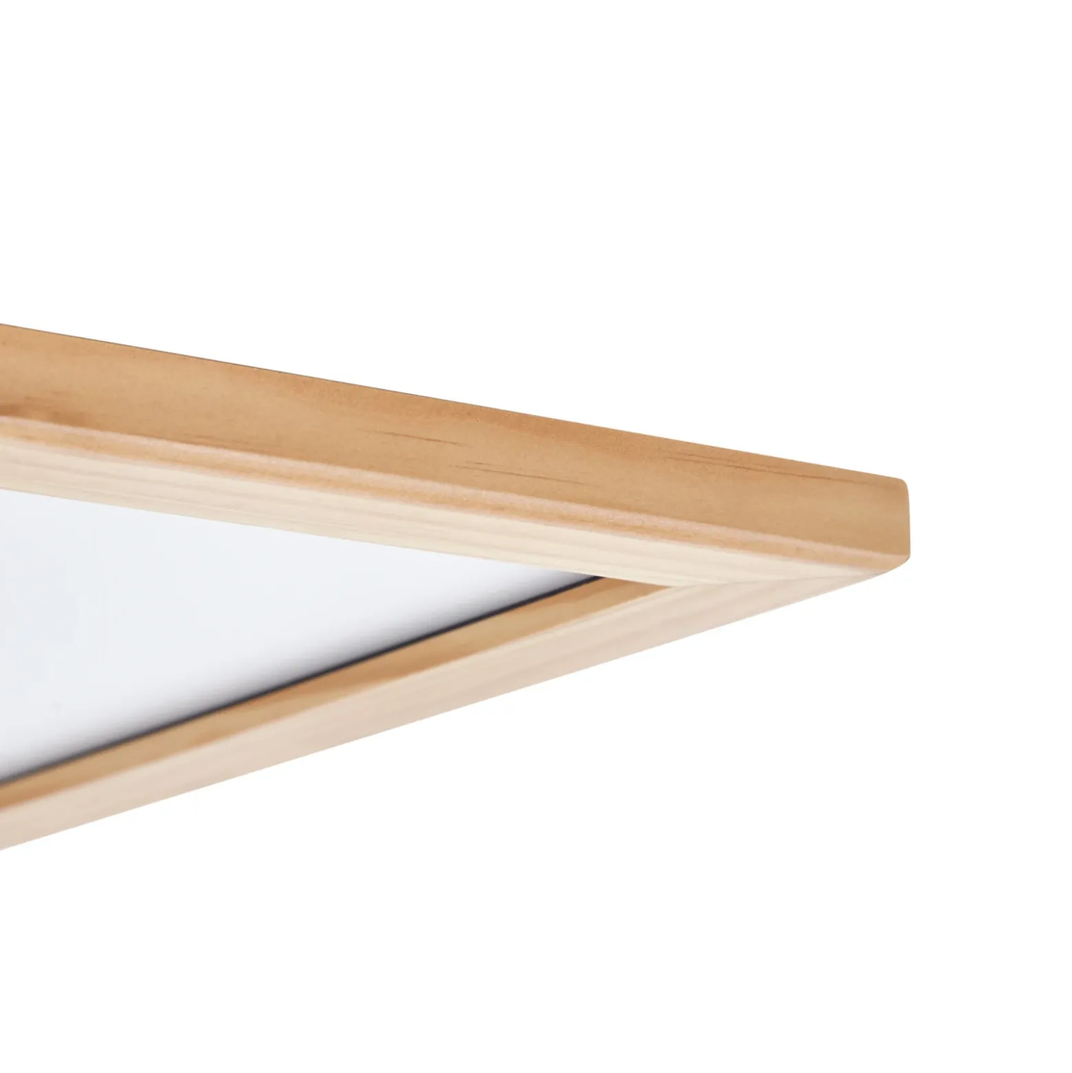 Lucande Plafón LED Joren, 42 cm, madera, CCT, control remoto