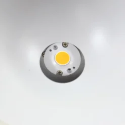 Lucande Plafón LED Orasa, cristal, blanco/claro, Ø 43 cm