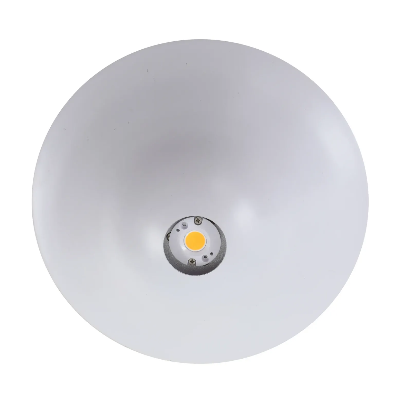 Lucande Plafón LED Orasa, cristal, blanco/claro, Ø 43 cm