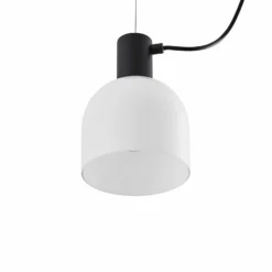 Lucande Serina lámpara colgante, 5 luces, blanco