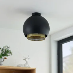 Lucande Sivanel plafón, pantalla doble