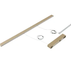 Lucande Smart LED lámpara colgante Mylosh, oro, CCT, Tuya