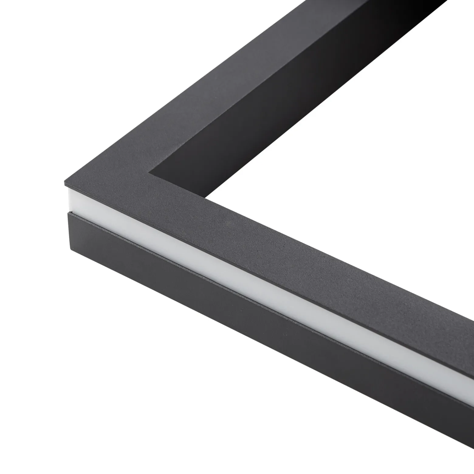 Lucande Smart LED lámpara de techo Tjado, 85cm, negro, RGB, CCT