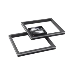 Lucande Smart LED lámpara de techo Tjado, 85cm, negro, RGB, CCT