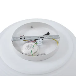 Lucande Smart LED plafón Bolti, blanco, RGBW, CCT, Tuya
