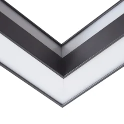 Lucande Smart LED plafón Tjado, 30 cm, negro, RGBW