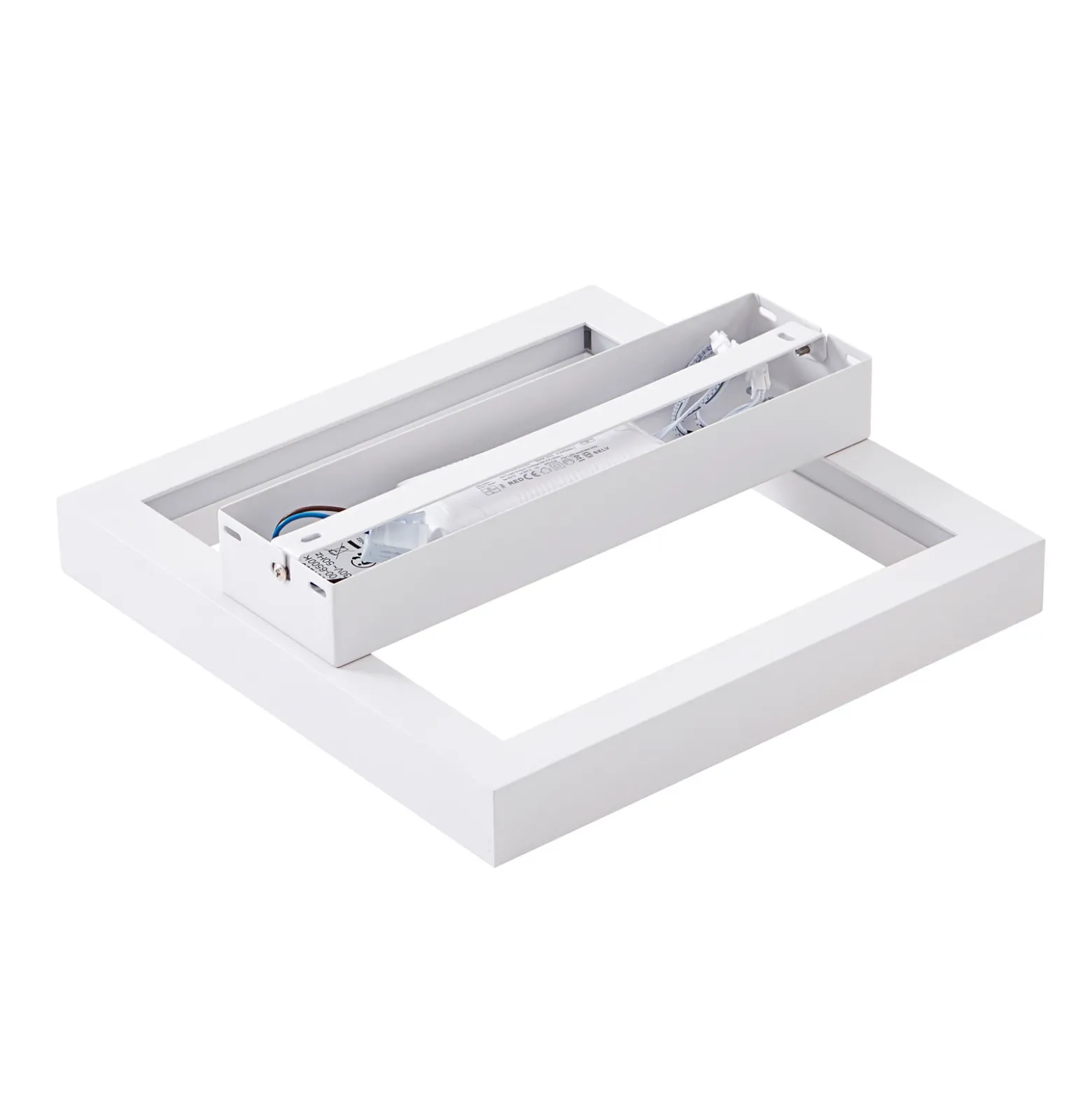 Lucande Smart LED plafón Tjado, 30 cm, blanco, RGBW