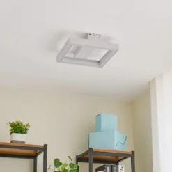 Lucande Smart LED plafón Tjado, 30 cm, blanco, RGBW