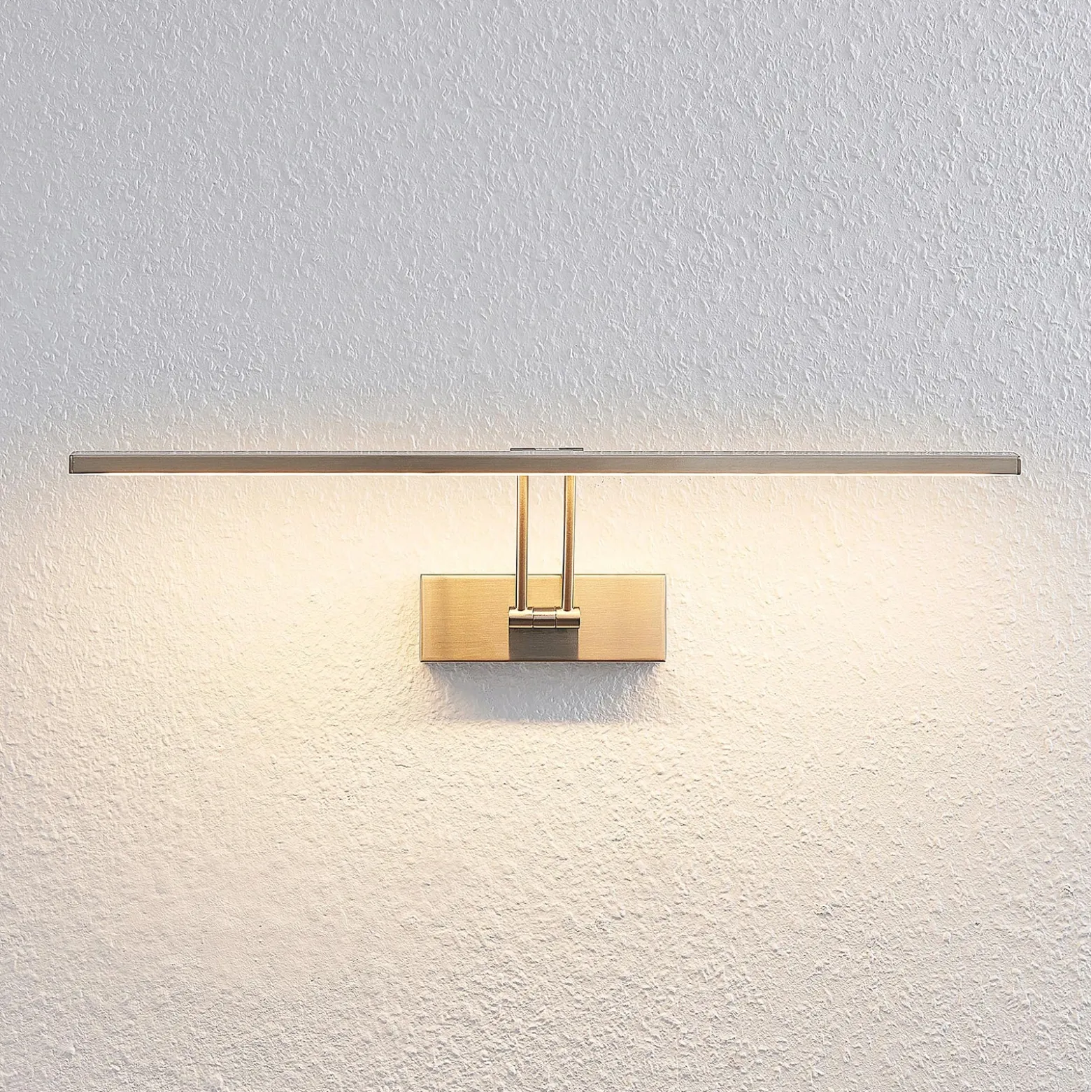 Lucande Thibaud lámpara LED cuadros níquel 51,4 cm