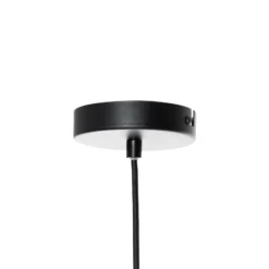 Lucande Tinko lámpara colgante, negro, 25 cm