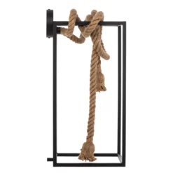 Lucande Vlados aplique de pared de diseño, jaula, 54 cm