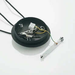 Lucande Zyli lámpara colgante, 3 luces, ámbar